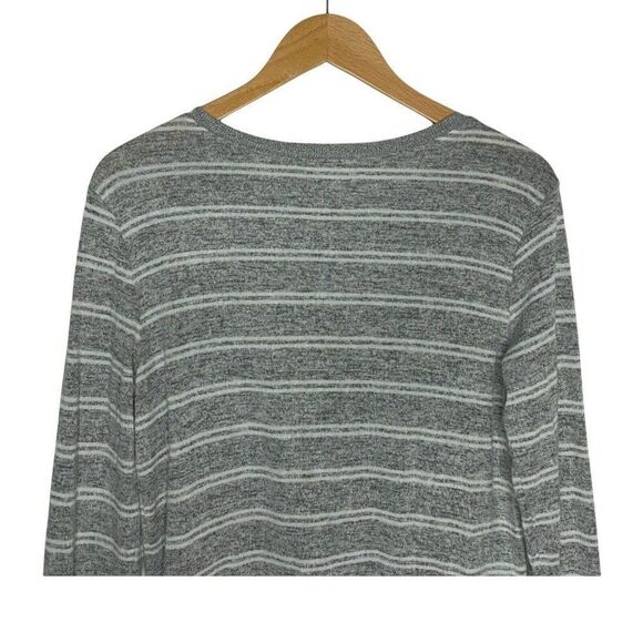 Spiritual Gangster Gold Logo Collegiate Stripe Long Sleeve Lounge Pullover Small - Picture 8 of 9